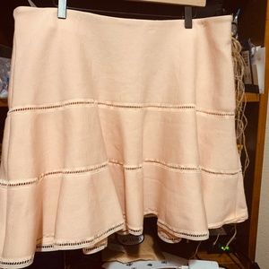 sweater knit skater skirt
